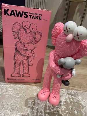 Kaws Open Edition Take Figur - Pink - Neu