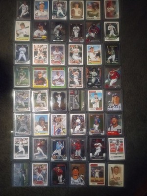    100 Base Baseball Rookie Card Lot    Wood, Raleigh, Wynn, Langford, Kim.