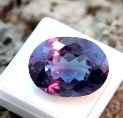 Flawless Natural Alexandrite Color Changing Oval Shape 20.5 Ct+ Loose Gemstone