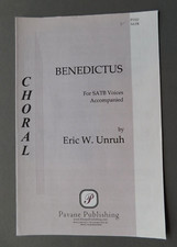 Benedictus - 2007 sheet music - SATB Vocal  Piano - Eric Unruh