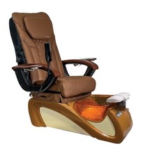 Alessi Shiatsulogic Pedicure Chair Brown Tub w/o Discharge Pump Pedicure Spa