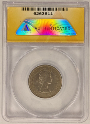 1959 Great Britain Shilling English Shield Graded MS63 by ANACS 1B