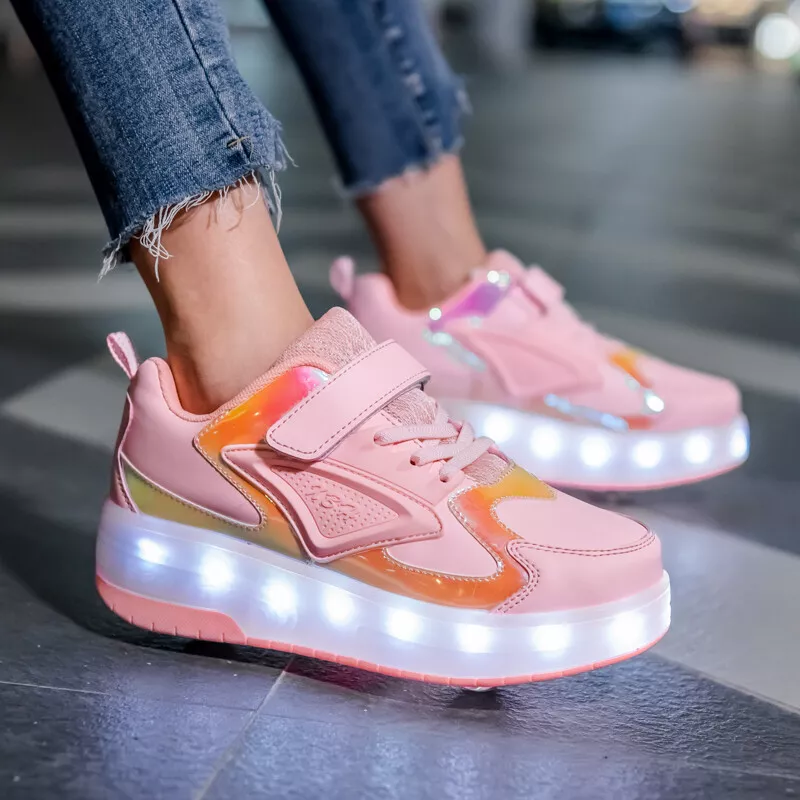 Kid shoes shop with wheels