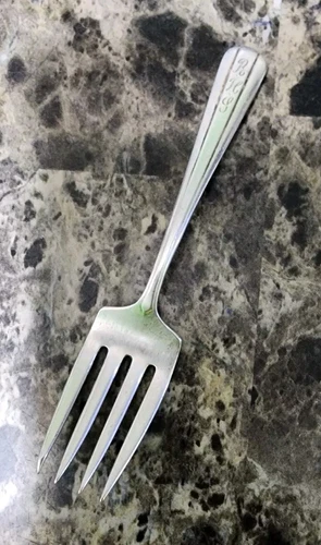 TOWLE ART DECO c1934 ARISTOCRAT PATTERN STERLING SILVER 🤑🥈BABY 👶  FORK