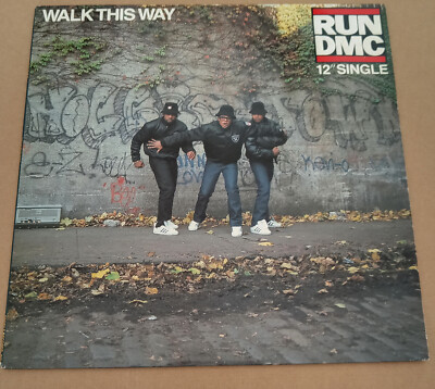 RUN D.M.C. Walk This Way 12'' 1986 US Profile Original Masterdisk DMC Old School