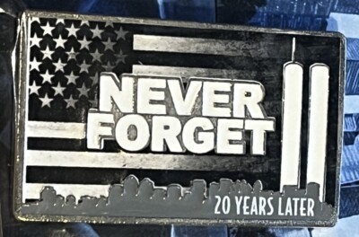 9/11 MEMORIAL MAGNET NEVER FORGET 20 Years Later Twin Towers SEPTEMBER ...