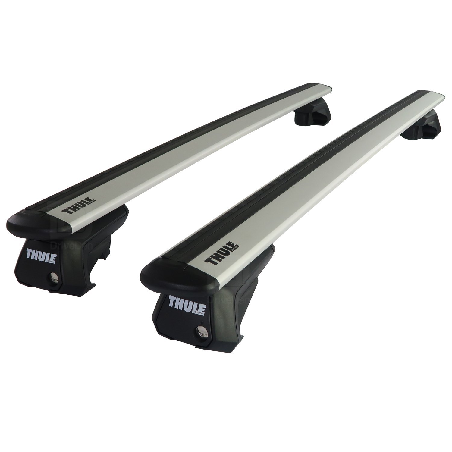 Thule Aluminium WingBar Evo Silver Roof Bars to fit Skoda Karoq 17-26 Open Rail