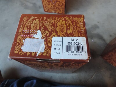 Justin Mia Size Large 3-4 sandals