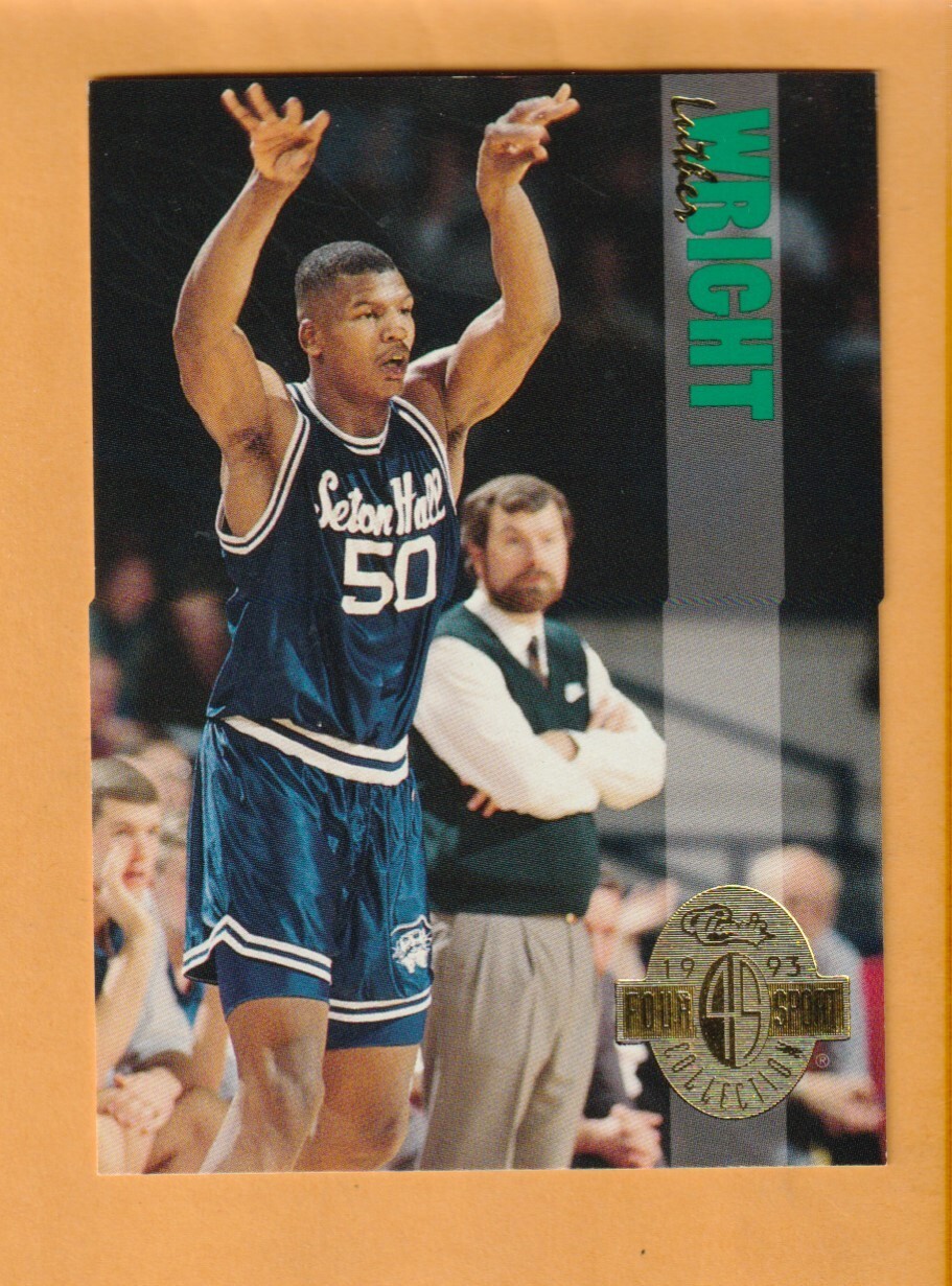 Luther Wright Seton Hall Pirates 1993 Classic Four Sport #72 Elizabeth NJ