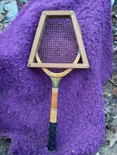 Antique Wright Ditson Tennis Racket Guard Wooden Vintage