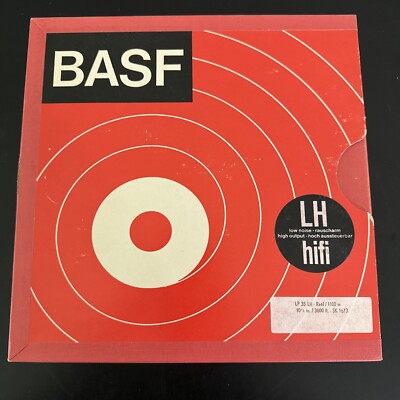 BASF LP35 LH Reel to Reel Recording Tape, 10.5  Reel, 3600 ft- 1673