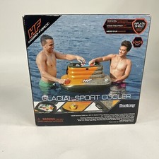 Bestway Hydro-Force Glacial Sport 9.43 Gallon Inflatable Floating Cooler,