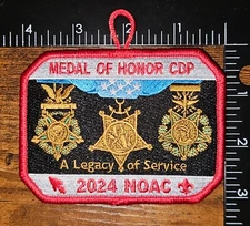 2024 NOAC Medal Of Honor CDP Signed by MOH Recipient James McCloughan USA BSA