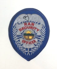 PATCH Ran Security Officer Blue Silver Eagle