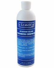 Clarity Stained Glass Finishing Compound 12oz.