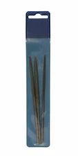 3-Piece Needle File Set Cut #2 Round Three-Square Half-Round Jewelry Wax Carvers