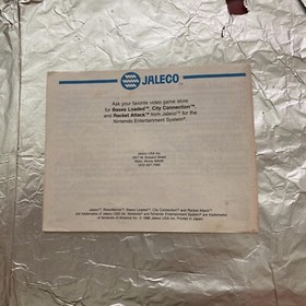 NES Robo Warrior Instruction Manual 