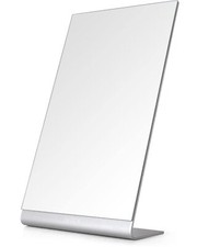 Modern Makeup Mirror 12" Length Aluminum Desk Mirror Vanity Mirror For Counter B