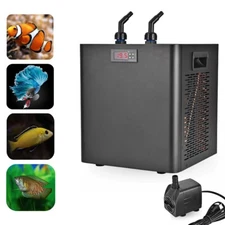Aquarium Chiller Fish Tank Cooler 300L with Pump Low Noise Water Chiller 79Gal
