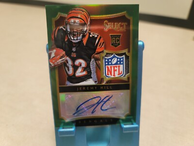 2014 Panini Select Nfl Shield Auto 1/5 Jeremy Hill Bengals Rookie RC T8651