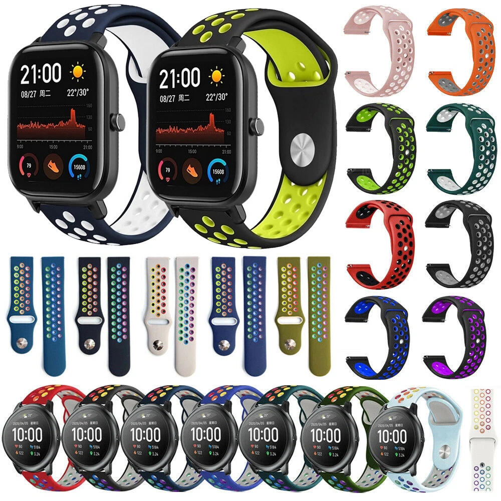 MIJOBS Cinturino in Metallo Compatibile con Amazfit GTS 2 Mini, Amazfit GTS  2/2e/GTS 3/GTS 4/GTS 4mini, Amazfit Bip 3/3Pro, Amazfit GTR 42mm/GTR Mini