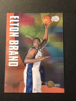 2001-02 Topps Chrome Team Topps Refractor Elton Brand #TT6
