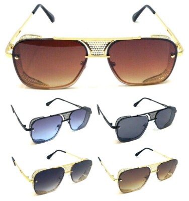 SQUARE SPORT PILOT AVIATOR SUNGLASSES CLASSIC CASUAL RETRO DESIGNER FASHION VTG