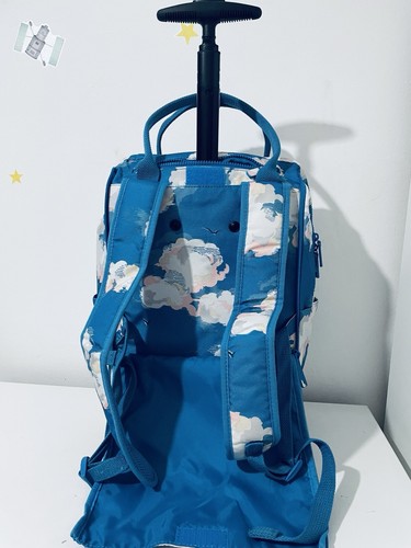 Cath Kidston Blue Cloud Printed Large Backpack/ Hand / Cabin Luggage - Picture 13 of 15