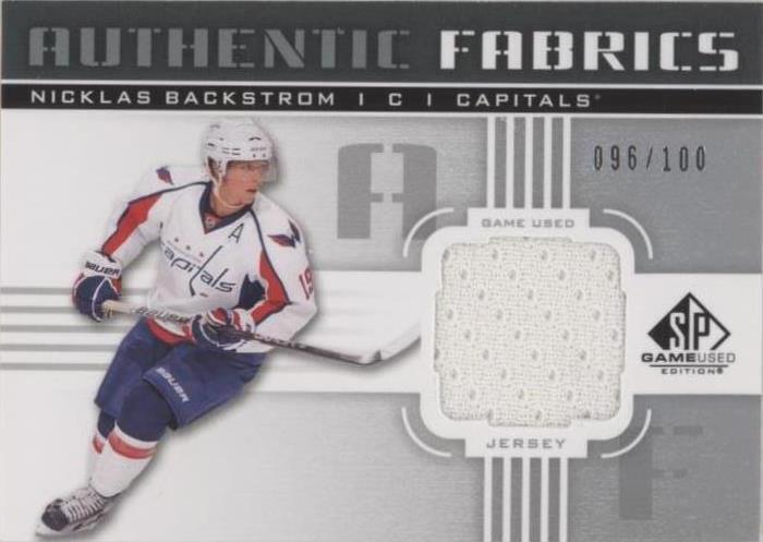 2011-12 SP Game Used Edition - Nicklas Backstrom #AF-NB - 1 of 1