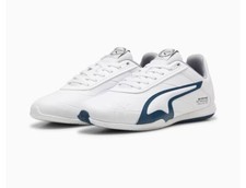 UK 9 PUMA Mercedes-AMG Petronas Motorsport Tune Cat Driving Shoes Trainers White