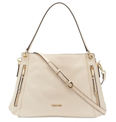 calvin klein melanie pebble satchel