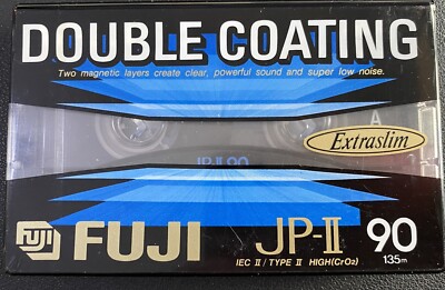 Fuji Cassette Kassette Chrome JP-II Double Coating C - 90 Vintage 1992 sealed