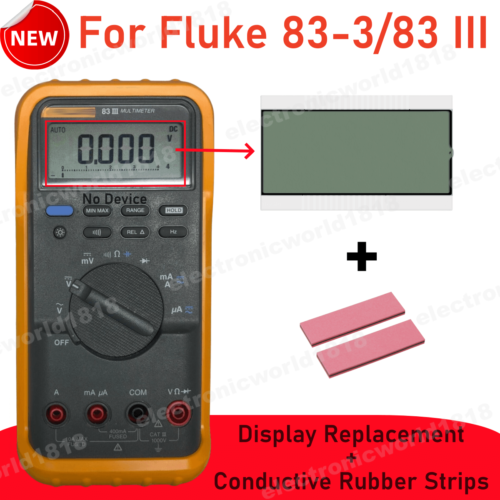 For Fluke 83-3/83 III Digital Handheld Multimeters LCD Display Screen Repair NEW - Picture 1 of 4