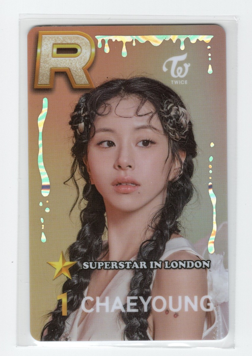 SUPERSTAR in Tokyo SSJYP TWICE チェヨン SUPERSTAR in Tokyo SSJYP TWICE チェヨン SSJYP リアルカード