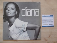 Diana Ross Original Autograph Signed LP Cover 