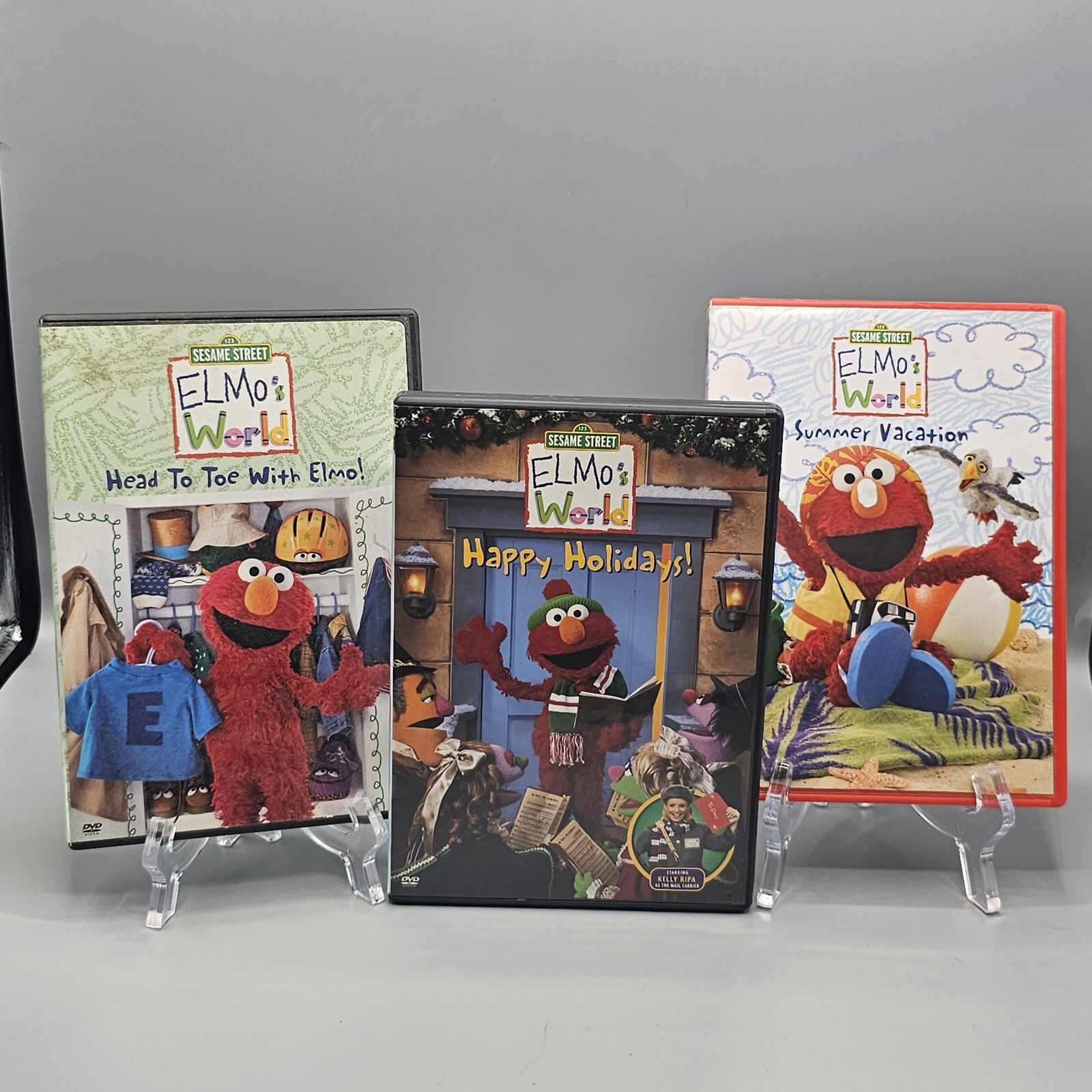Elmo’s World DVDs Head To Toe With Elmo! Happy Holidays! Summer