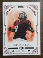 DeMarvin Leal RC 2022 Onyx Vintage Rookie Football Card