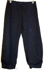 Curtain Call Costumes Girls Black Capri Dance Pants Size Large