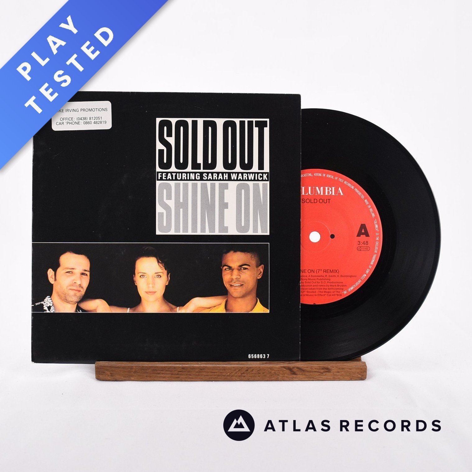 Souled Out - Shine On - 7"" Vinyl Record - EX/EX