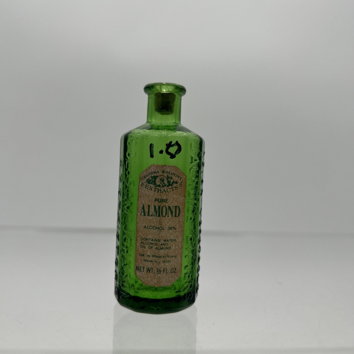 1852 Green Glass Indian Vegetable Bottle ~ Lancaster's Bitters