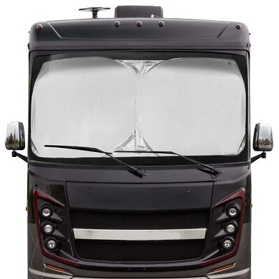 EcoNour RV Windshield Sunshade with Storage Pouch | Sun Visor for UV Rays & H...