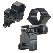 25.4mm Ring Adjustable Flashlight Holder Scope Mount for 20mm Rail System
