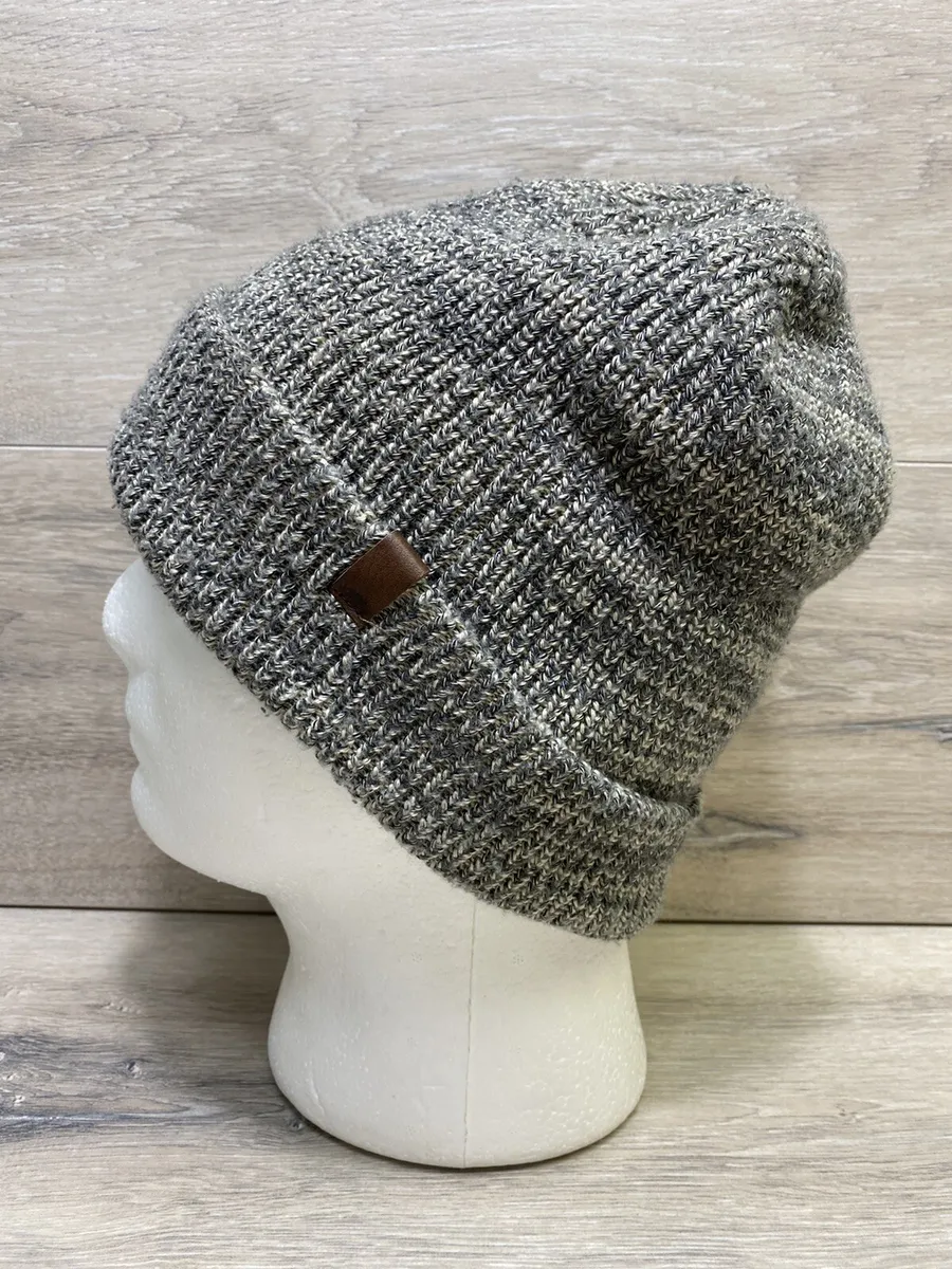 ROOTS Canada Beaver Logo Beanie Knit Cap Hat Gray One Size | eBay