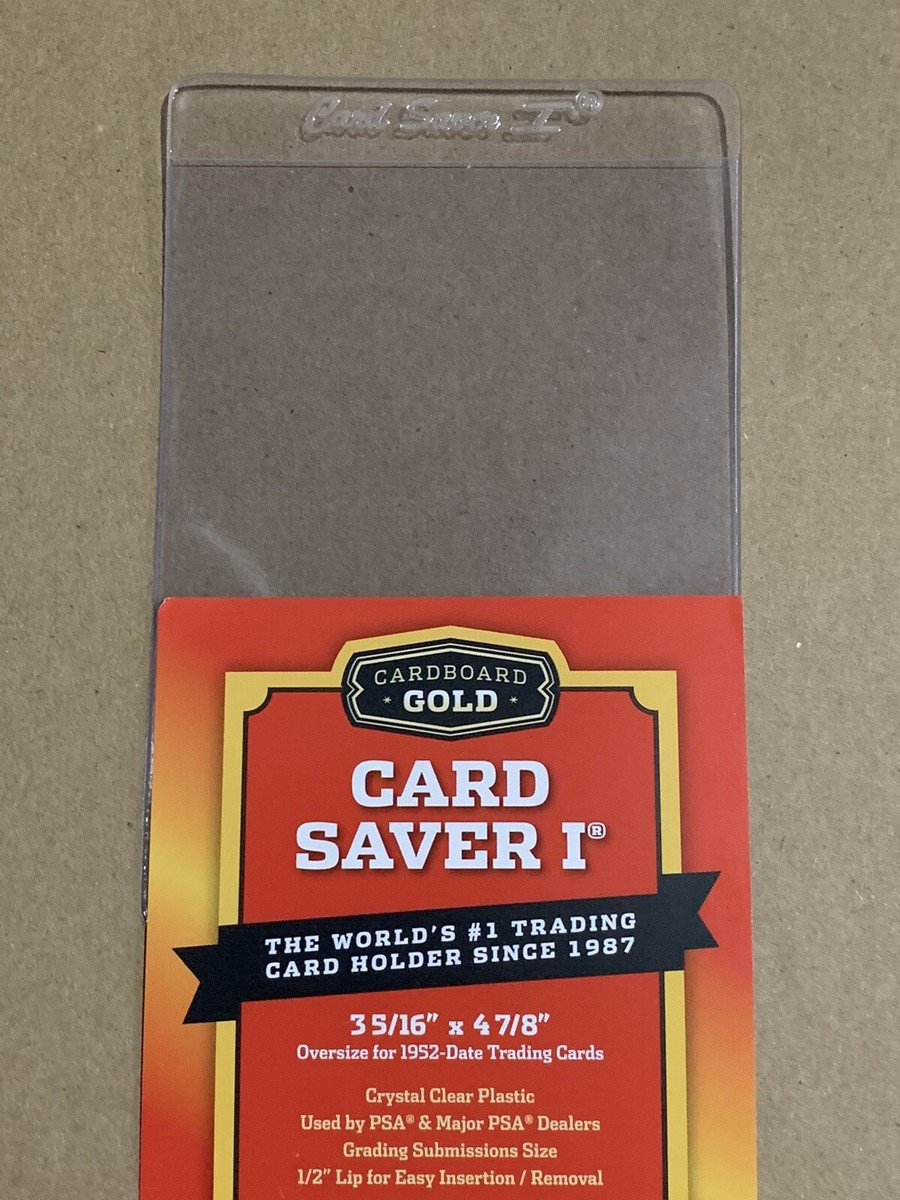 card saver pokemon Premium Semi Rigid Card Saver Investment Collection Cards for Pokemon,  YuGiOh, MTG or Sport Trading Cards and Grading (Pack of 50) :  Amazon.com.be: Toys main image 1
