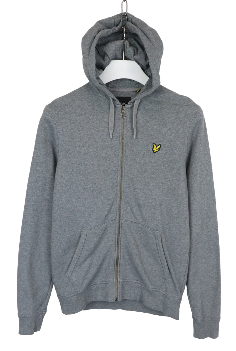 LYLE & SCOTT Sweatshirt Men's SMALL Hooded Full Zip Melange