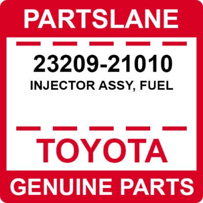 23209-21010 Toyota OEM Genuine INJECTOR ASSY, FUEL | eBay