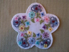 Primitive Farmhouse Spring Flowers and Watering Cans and f/s