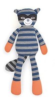Plush Animal Robbie Racoon From Organic Cotton, Apple Park Plush Animal Robbie Racoon From Organic Cotton, Apple Park
