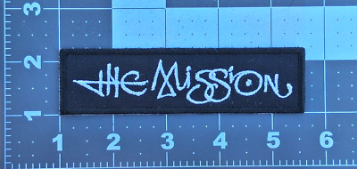 The Mission Patch English Gothic Band Synth Pop New Old Stock