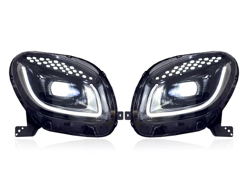 For Mercedes-Benz Smart 453 2014-2020 Clear LED Headlight Assembly Front Lamps - Bild 3 von 11